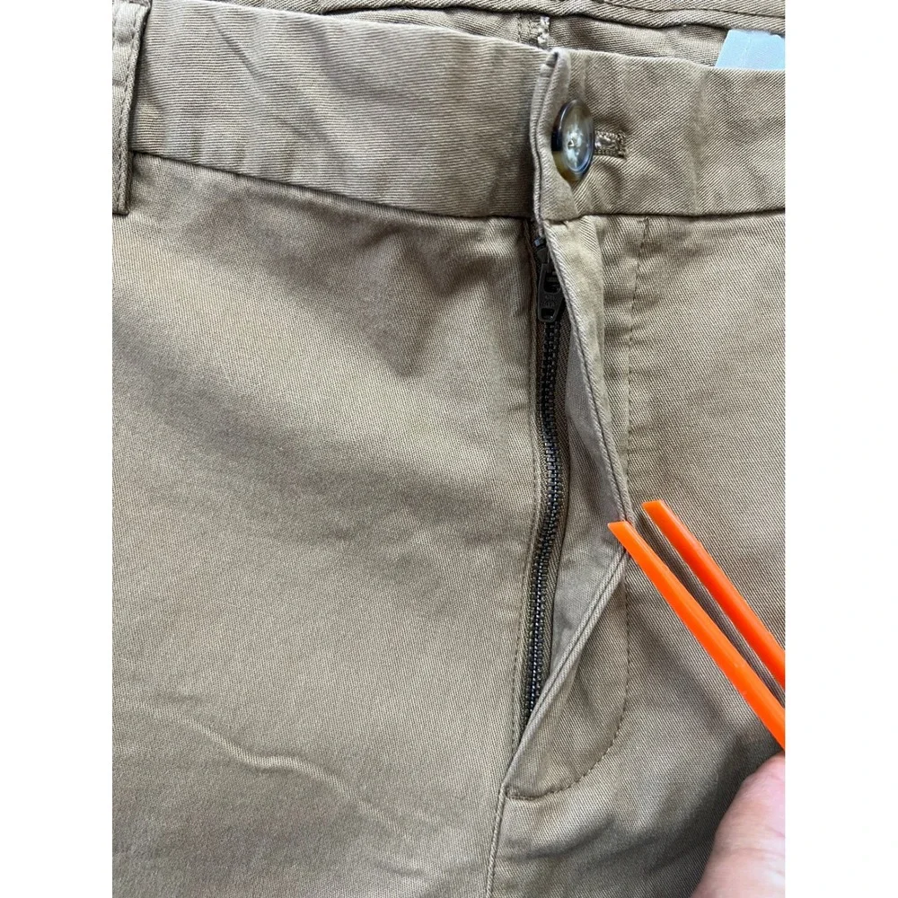 Old Navy Mens Built-In Flex Slim Chino Pants Khaki Brown 38x32 408047-03-1